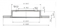 Тормозной диск QH Benelux BDC4634