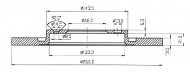 Тормозной диск QH Benelux BDC4676