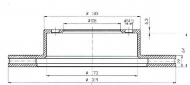 Тормозной диск QH Benelux BDC4806