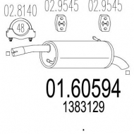 Амортизатор MTS 01.60594