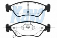 Комплект тормозных колодок KAVO PARTS BP-4002