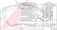 Комплект тормозных колодок A.B.S. 36749 OE