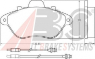 Комплект тормозных колодок A.B.S. 36764