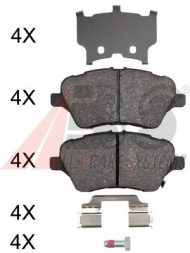Комплект тормозных колодок A.B.S. 37956