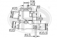 Термостат ERA 350047