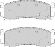 Комплект тормозных колодок NECTO FD6975A