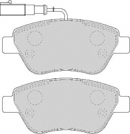 Комплект тормозных колодок NECTO FD6916A