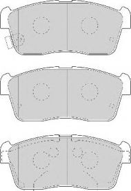 Комплект тормозных колодок NECTO FD7022A