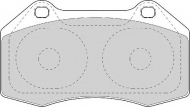 Комплект тормозных колодок NECTO FD7090A