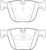 Комплект тормозных колодок NECTO FD7470A