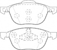Комплект тормозных колодок NECTO FD7490A