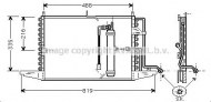 Конденсатор AVA QUALITY COOLING FD5126