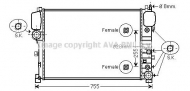 Теплообменник AVA QUALITY COOLING MS2447