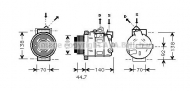 Компрессор AVA QUALITY COOLING MSK351