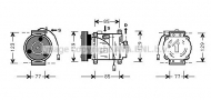 Компрессор AVA QUALITY COOLING MZK035