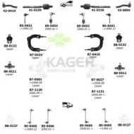 Подвеска колеса KAGER 80-0597