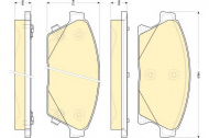 Комплект тормозных колодок GIRLING 6118479