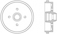 Тормозный барабан OPEN PARTS BAD9010.40