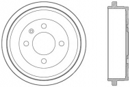 Тормозный барабан OPEN PARTS BAD9048.10