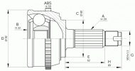 Шарнирный комплект OPEN PARTS CVJ5278.10