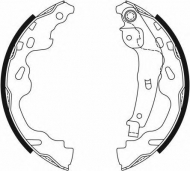 Комлект тормозных накладок Brake ENGINEERING SH2546