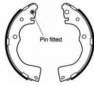 Комлект тормозных накладок Brake ENGINEERING SH2563