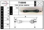 Вал EAI T19049