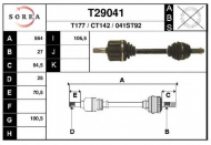 Вал EAI T29041