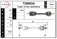Вал EAI T29063A