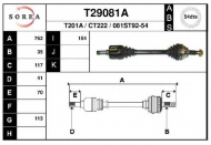 Вал EAI T29081A