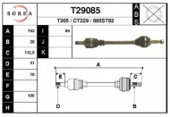 Вал EAI T29085