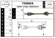 Вал EAI T29085A