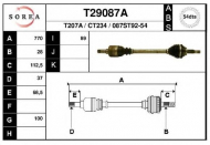 Вал EAI T29087A