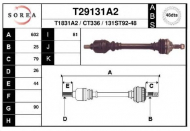 Вал EAI T29131A2