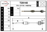 Вал EAI T29140