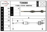 Вал EAI T39080