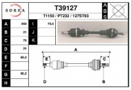 Вал EAI T39127