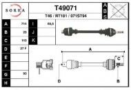 Вал EAI T49071