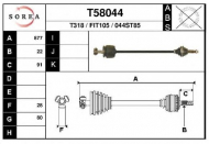 Вал EAI T58044