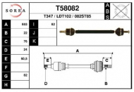 Вал EAI T58082