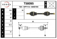 Вал EAI T58095
