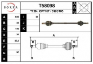 Вал EAI T58098