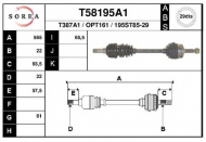 Вал EAI T58195A1
