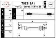Вал EAI T58218A1