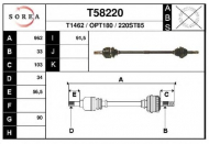 Вал EAI T58220