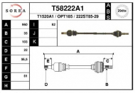 Вал EAI T58222A1