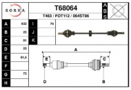 Вал EAI T68064