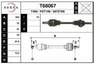 Вал EAI T68067