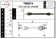 Вал EAI T68074