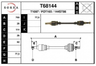 Вал EAI T68144
